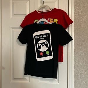 Bundle of Two Brooklyn Vertical Gamers Short Sleeves Boys Size Large